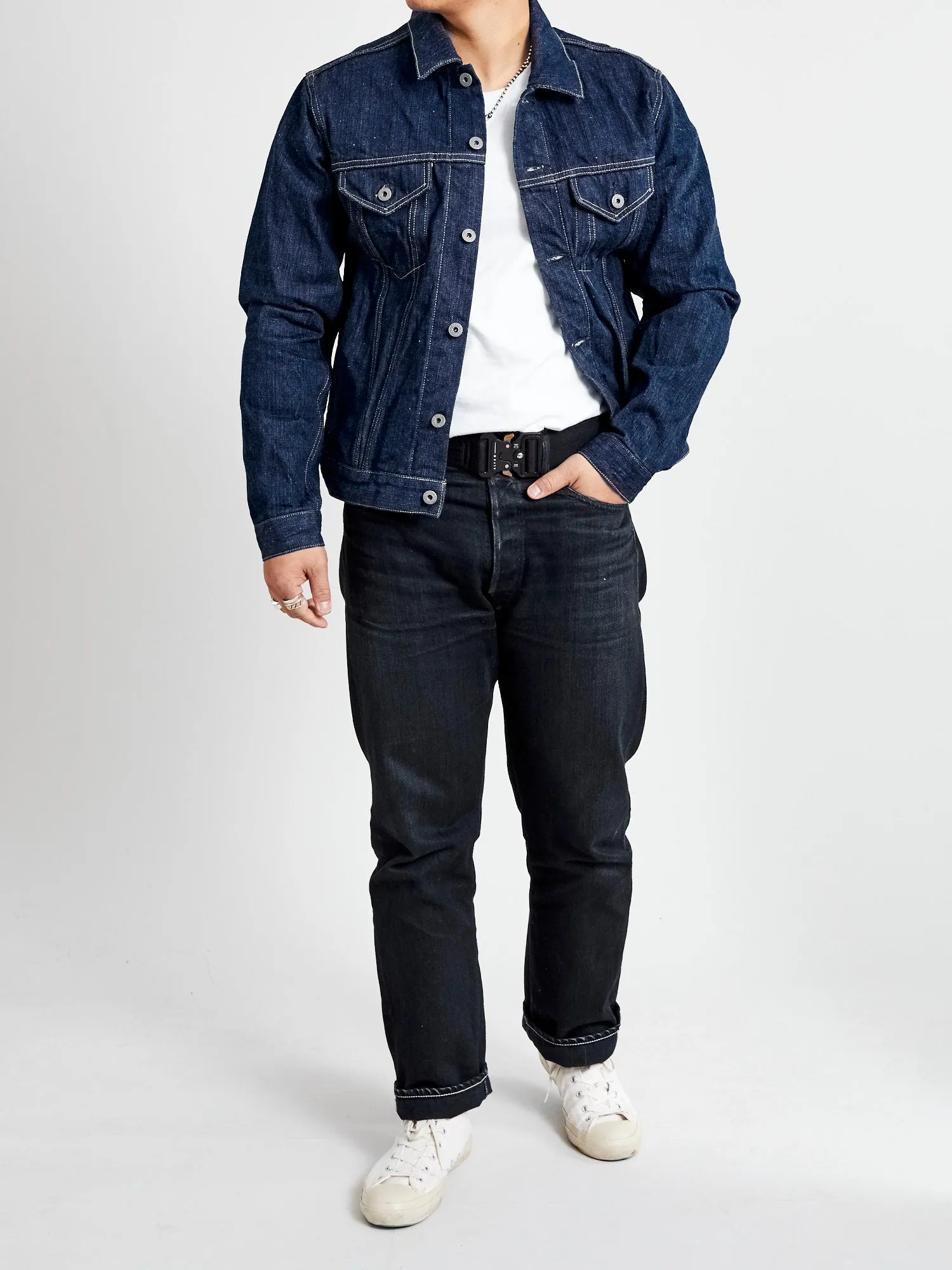 02527P "Kiwami" 16oz Natural Indigo Selvedge Denim Jacket