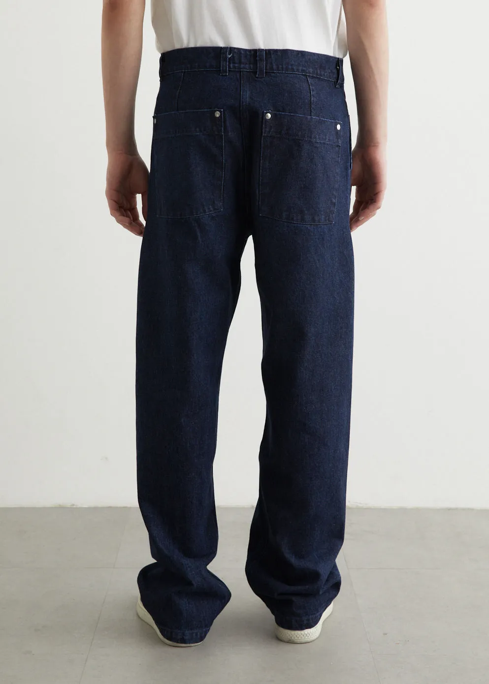 5 Pocket Denim Indigo Jeans