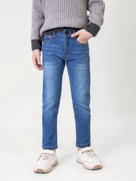 Blue Regular Fit Casual Jeans - Junior