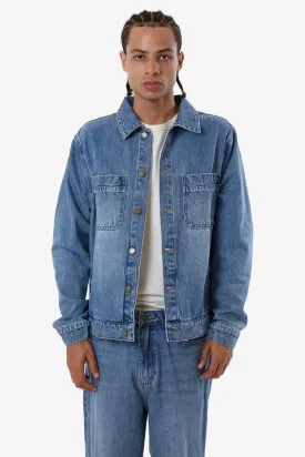 Canyon Oversized Jacket Dust Blue