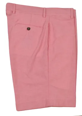 Charleston Khakis Oxford Cloth Flat Front Short, Light Red