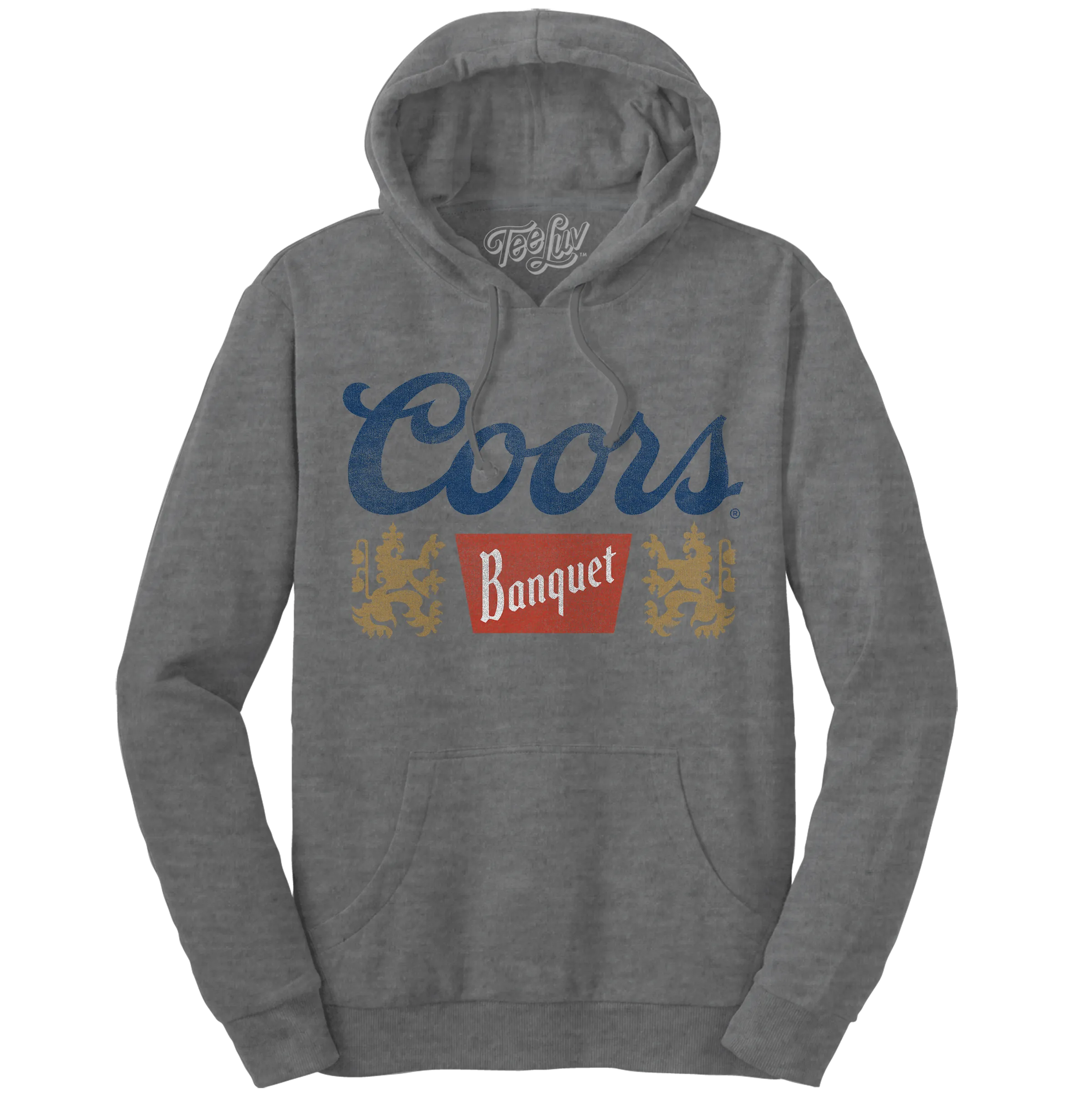 Coors Banquet Logo Hooded Sweatshirt - Oxford Gray