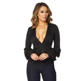 CRAZY IN LOVE TOP-BLACK