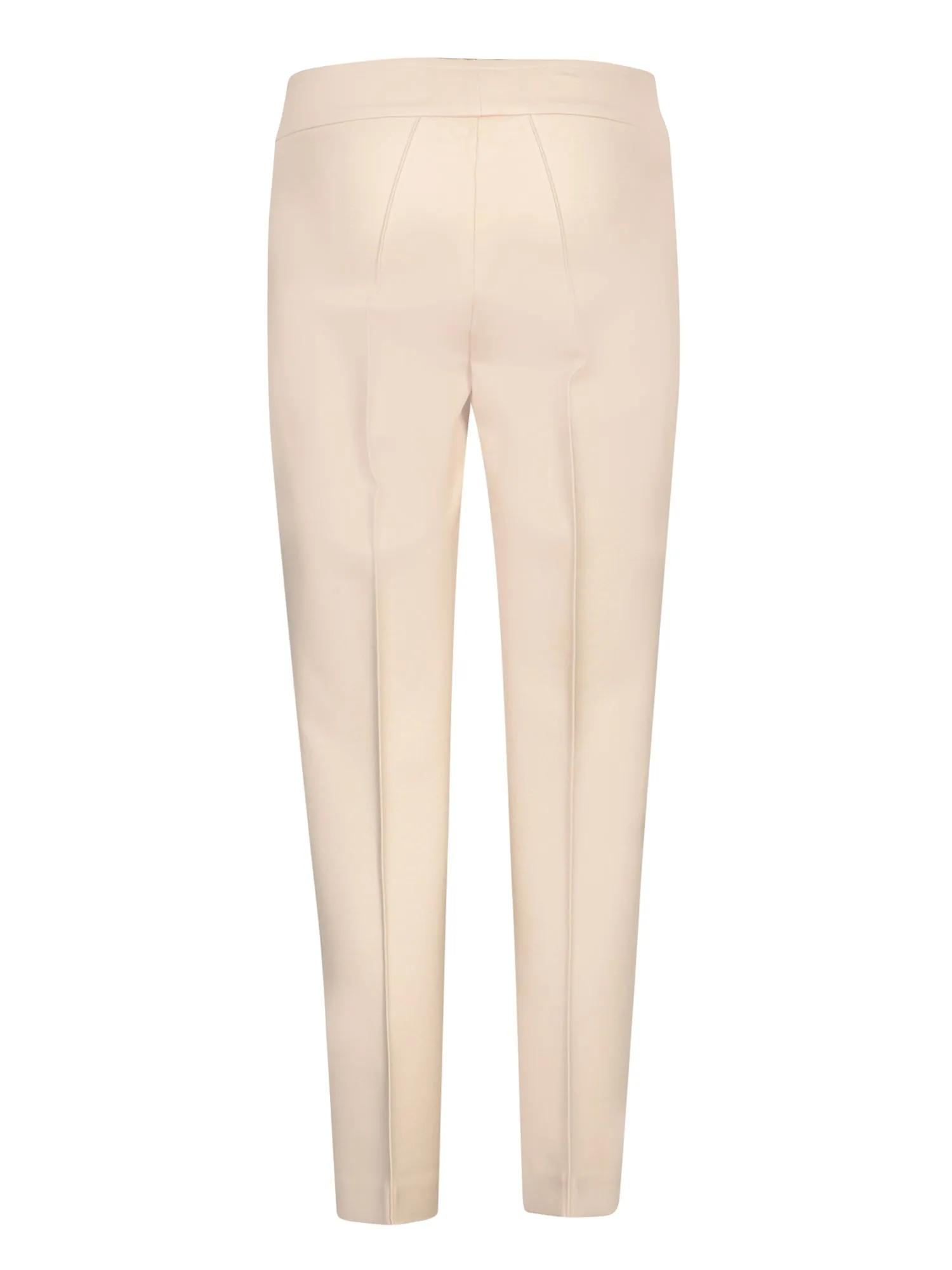 Cream Punto Milano Trumpet Pants