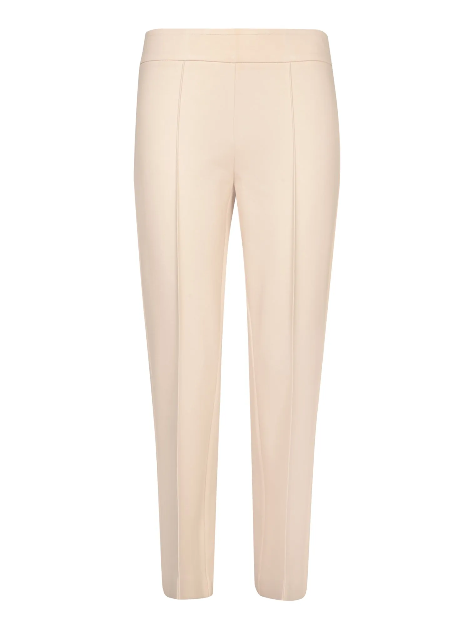 Cream Punto Milano Trumpet Pants