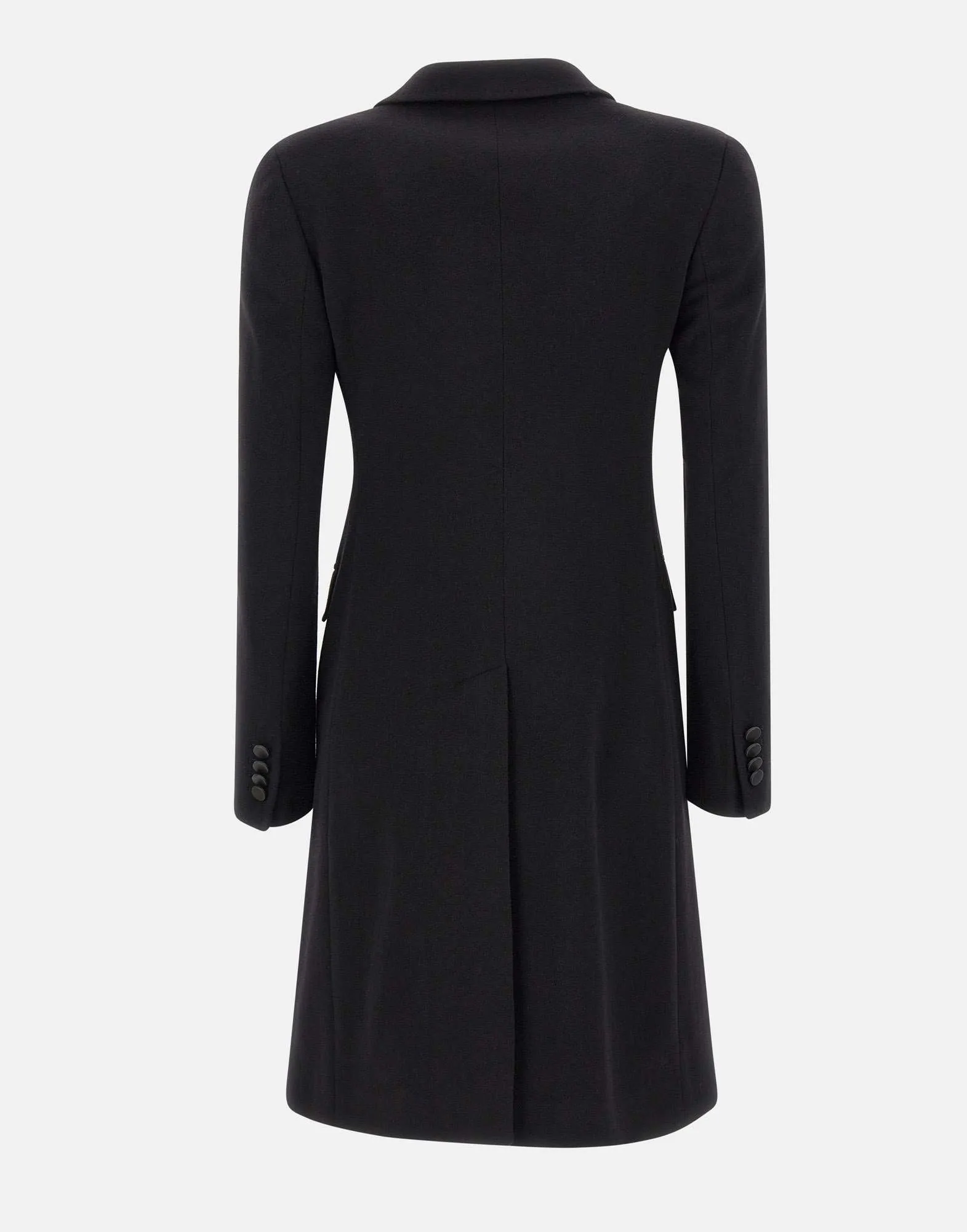 Elegant Black Tailored Coat for Women