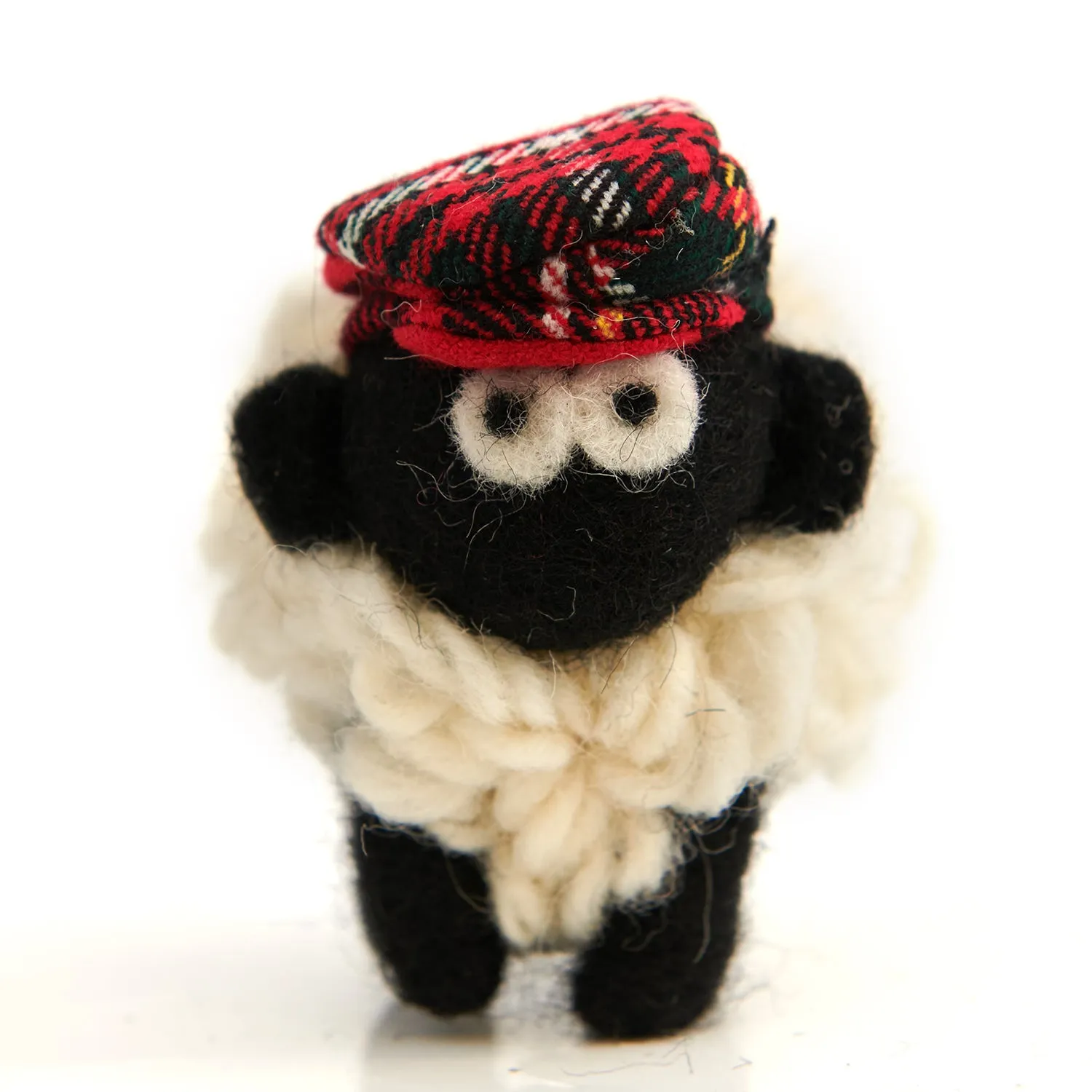 Erin Knitwear Flatcap Sheep Keyring