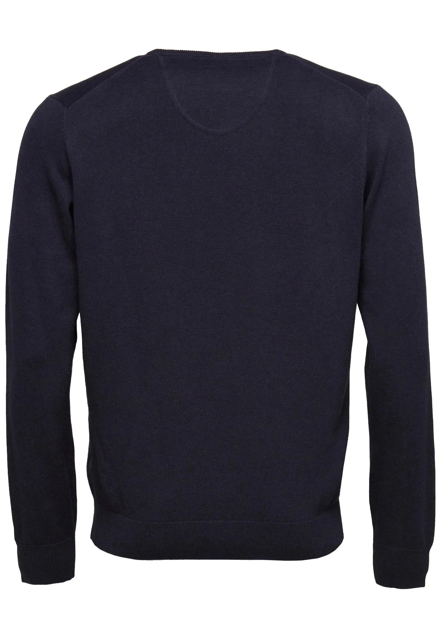 FYNCH HATTON V-Neck Sweater - Men's Fine Knit – Navy