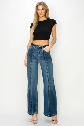 JAMLEE HIGH RISE RELAXED FLARE JEANS