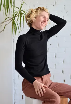 Lana Cashmere Blend Turtleneck