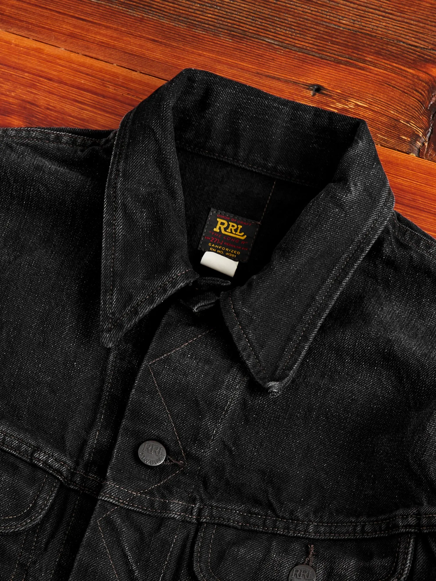 Lot 271 Denim Jacket in Washed Black