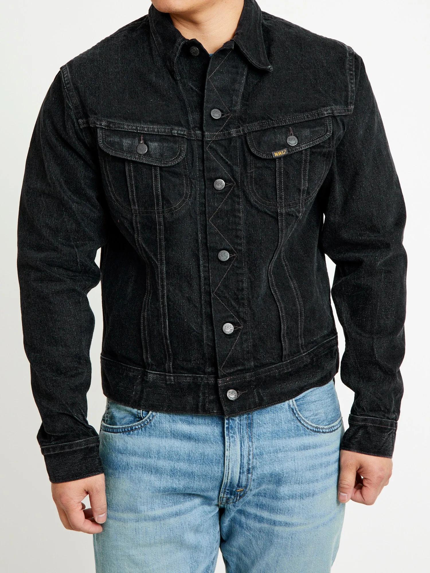 Lot 271 Denim Jacket in Washed Black