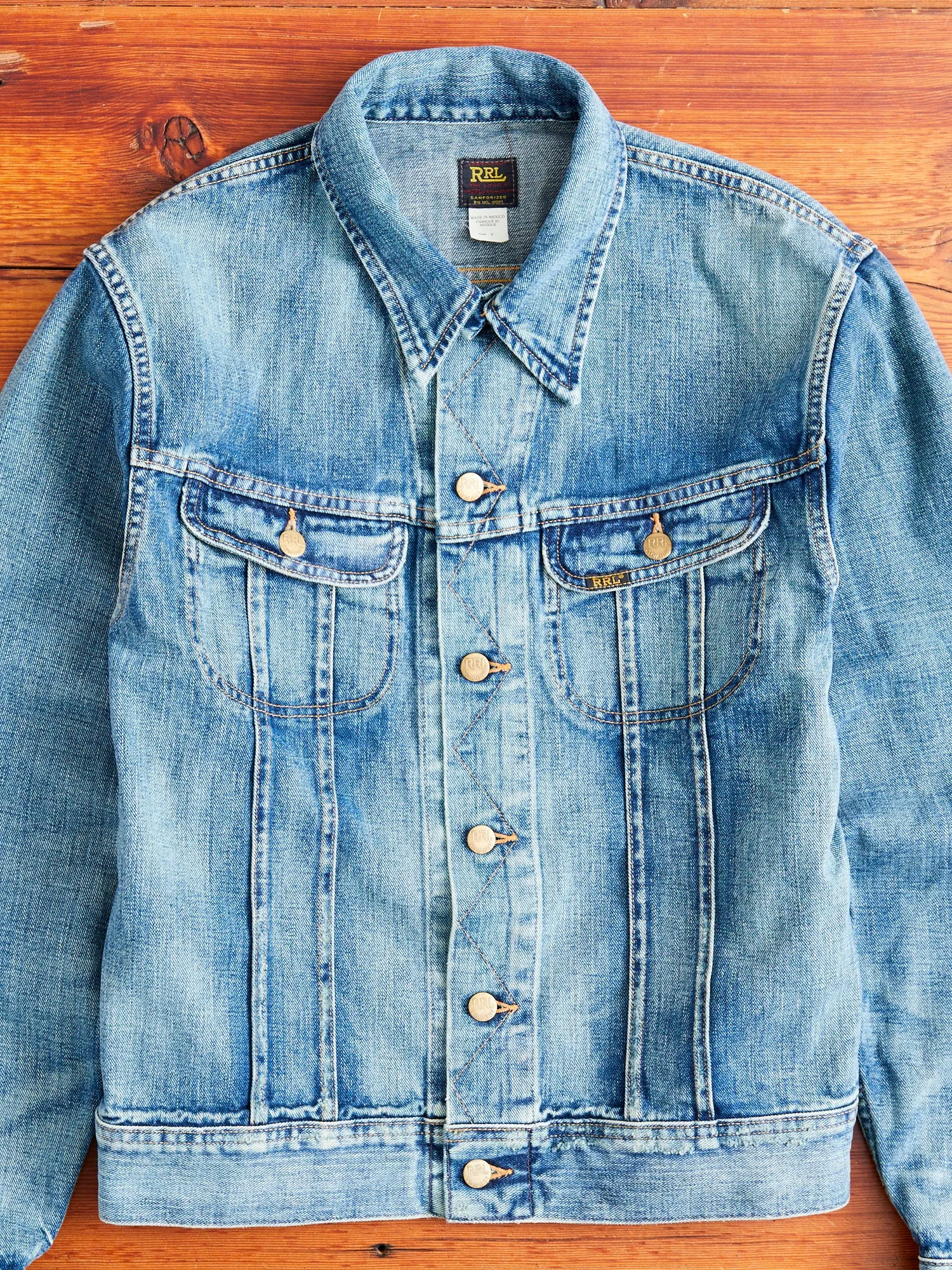 Lot 271 Denim Jacket in Washed Indigo