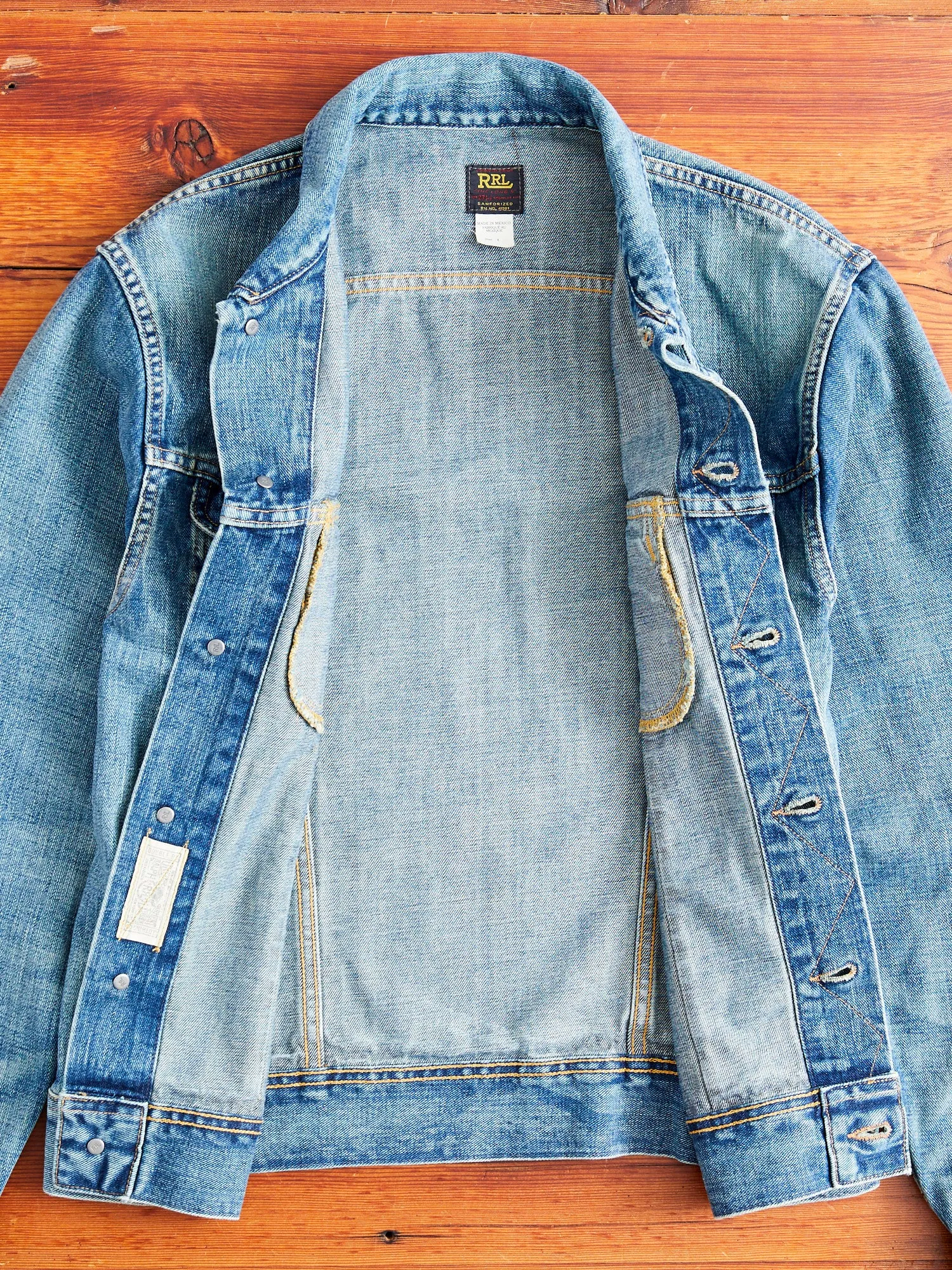 Lot 271 Denim Jacket in Washed Indigo