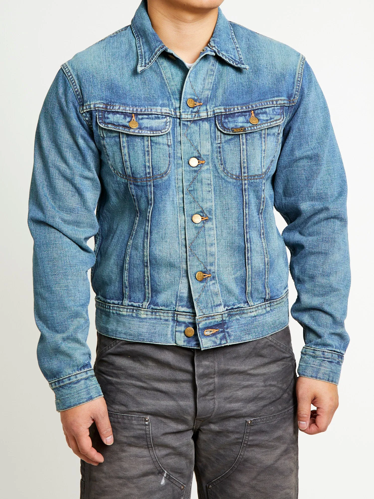 Lot 271 Denim Jacket in Washed Indigo