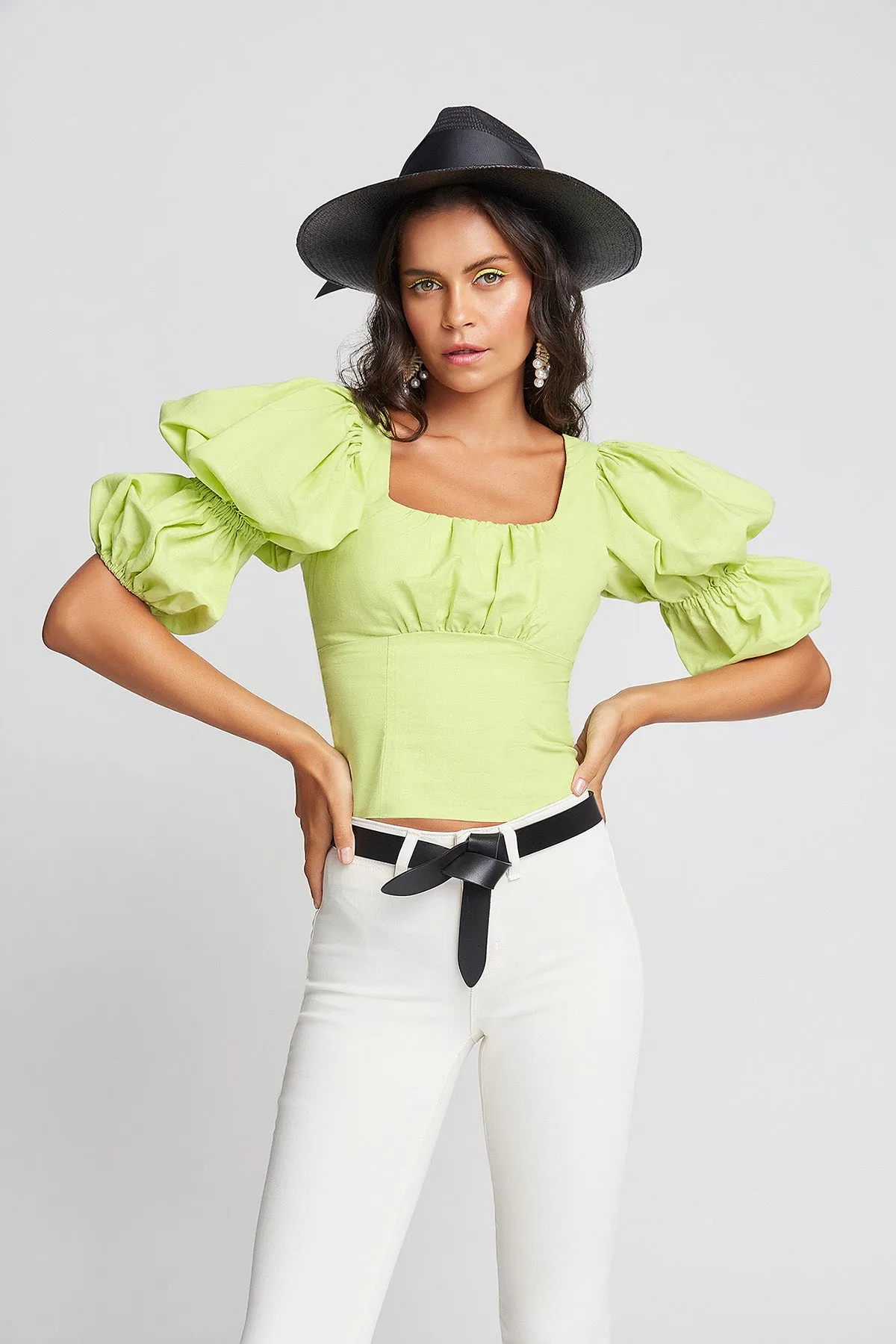 MARCELA LINEN TOP