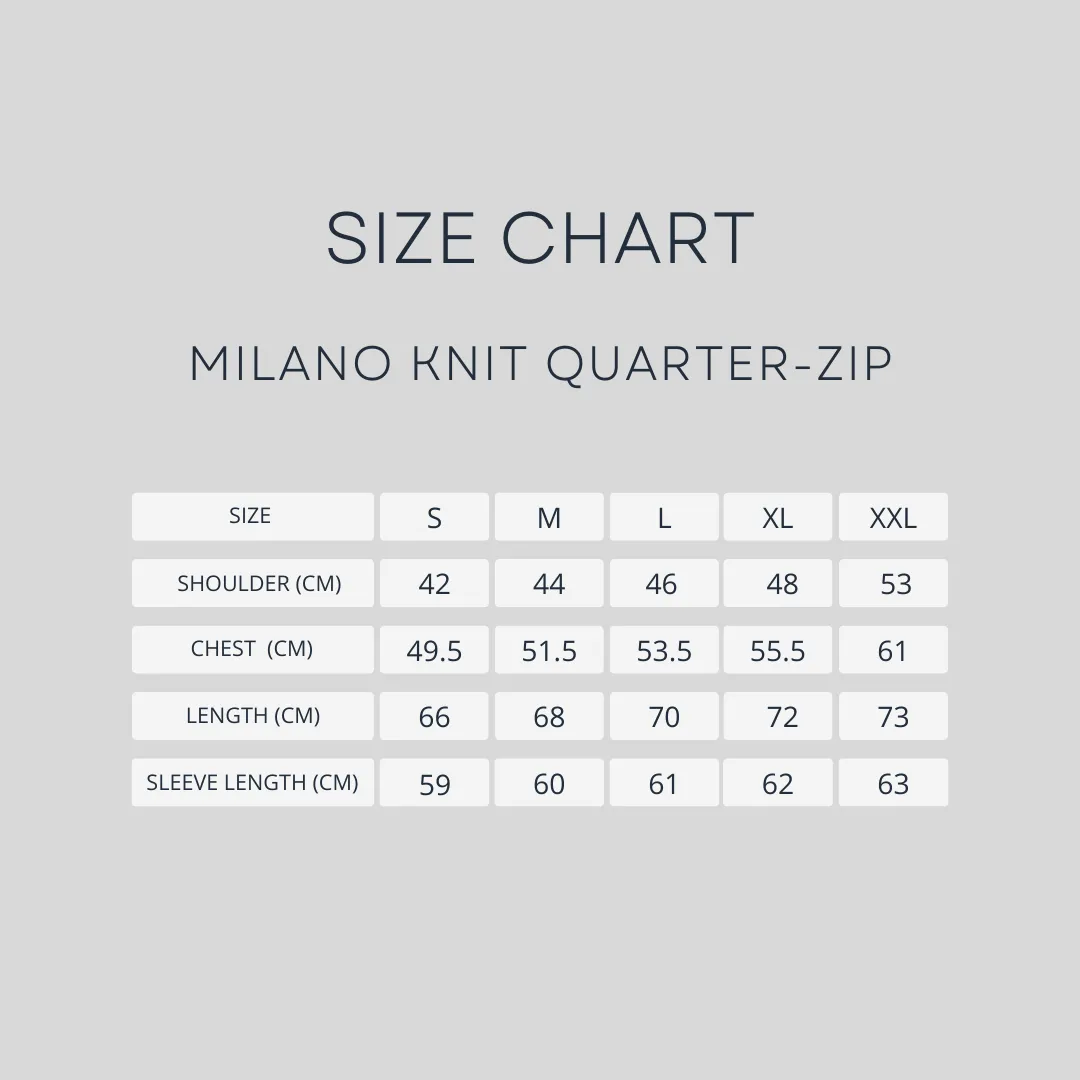 Milano Knit - Khakis Quarter-Zip