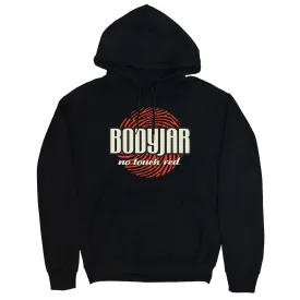 No Touch Red Pullover Hoodie (Black)