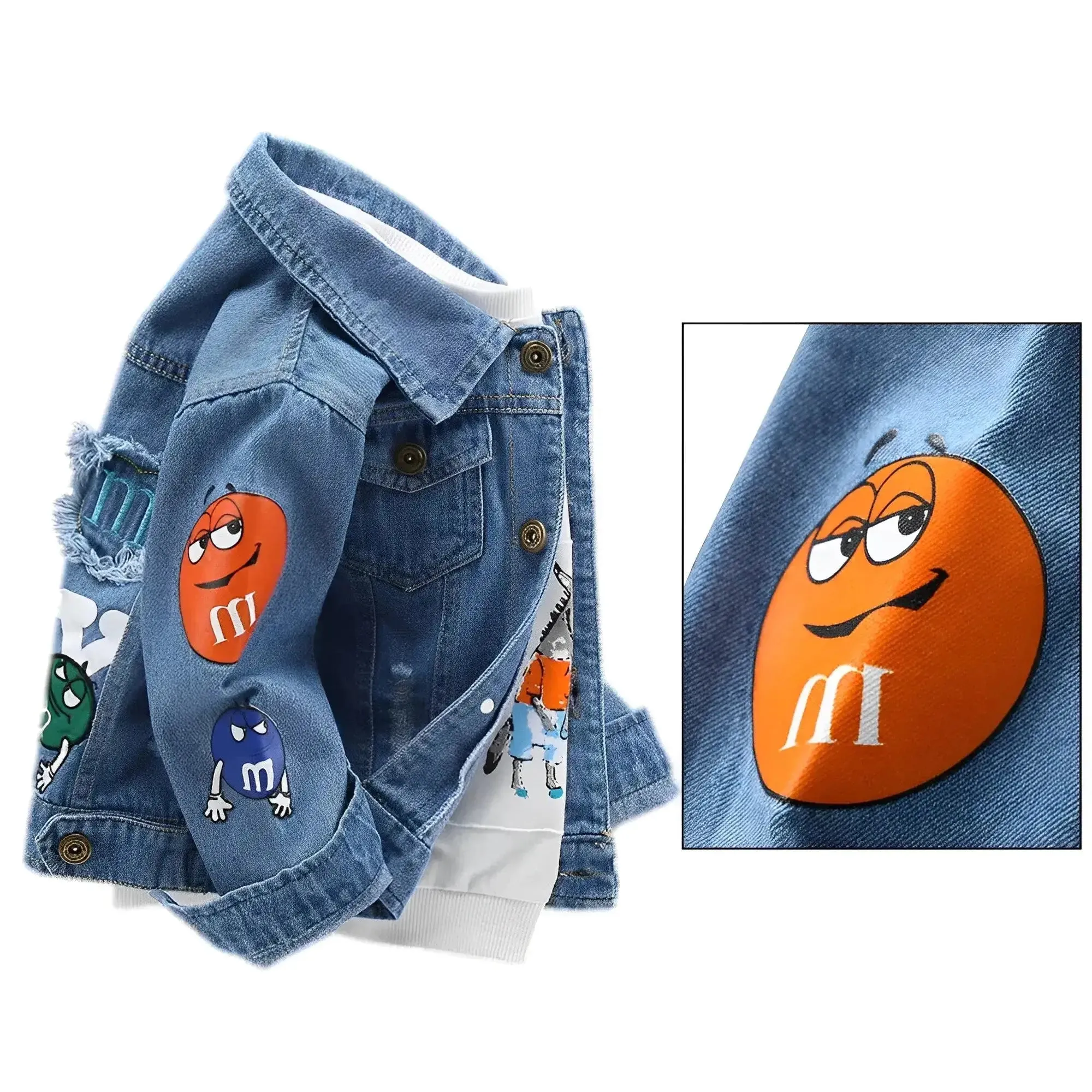 "MM" Jeans Jacket from Kinder Streetwear