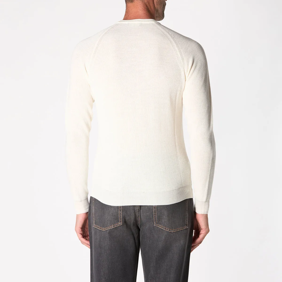 ROBERTO COLLINA SWEATER RA02301 02 IVORY