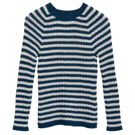 Serendipity Women's Alpaca Stripe Sweater