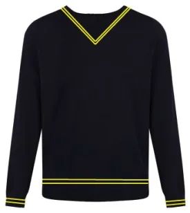 ST MARGARET'S V-NECK KNITWEAR