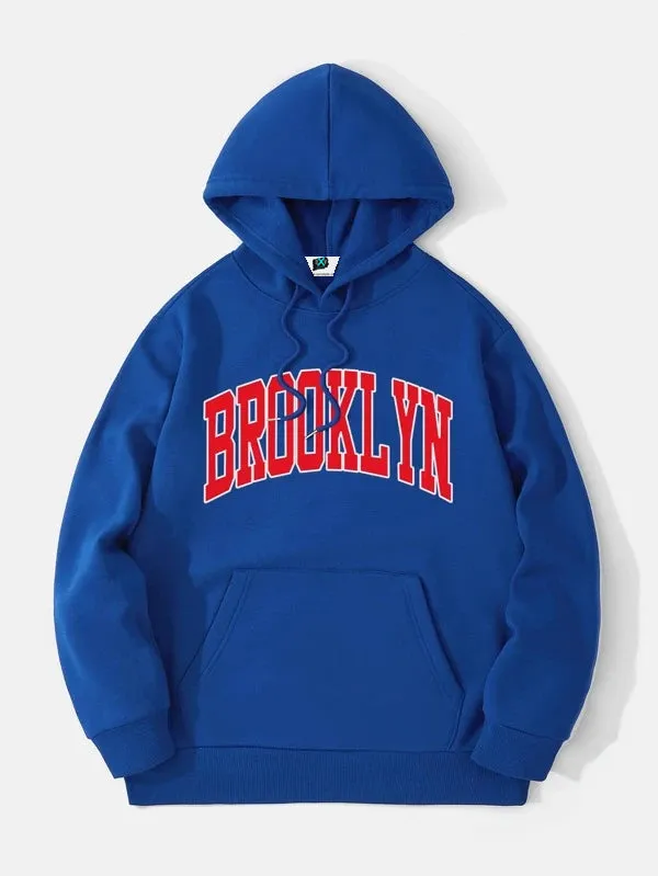 SXV  'BROOKLYN’ Printed Cool Aesthetic Sweatshirt Hoodie