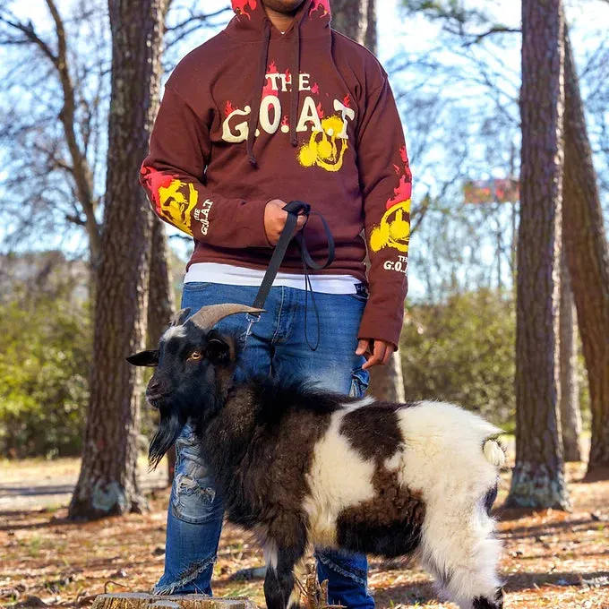The G.O.A.T Brown “Enjoy The Process “ Hoodie