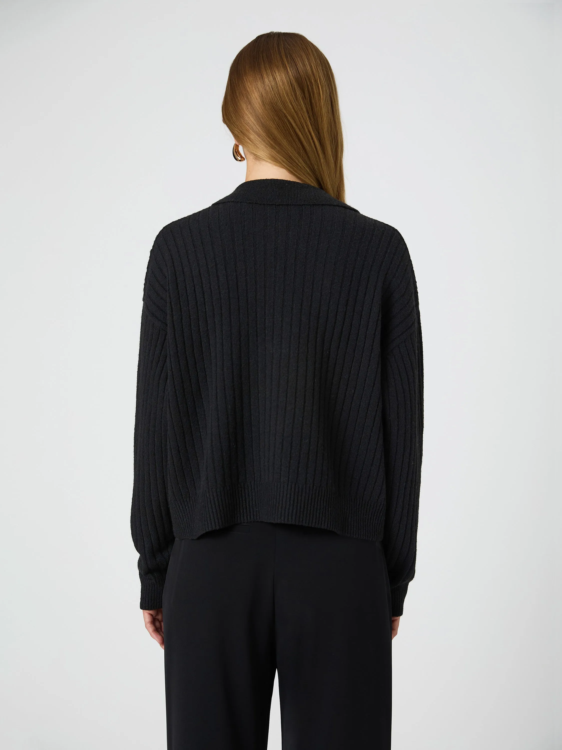 Vhari Collar Long Sleeve Sweater