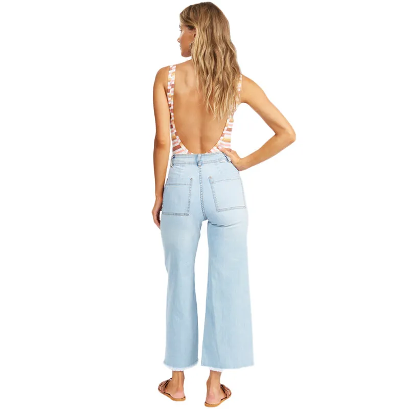 Wrangler x Billabong Free Fall High-Waisted Denim Pants